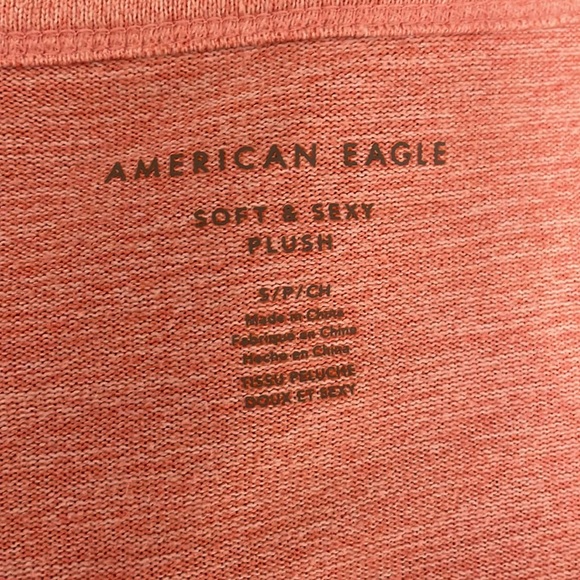American Eagle Soft & Sexy Plush T-shirt - Picture 2 of 2